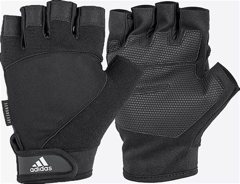 adidas half finger performance gloves.